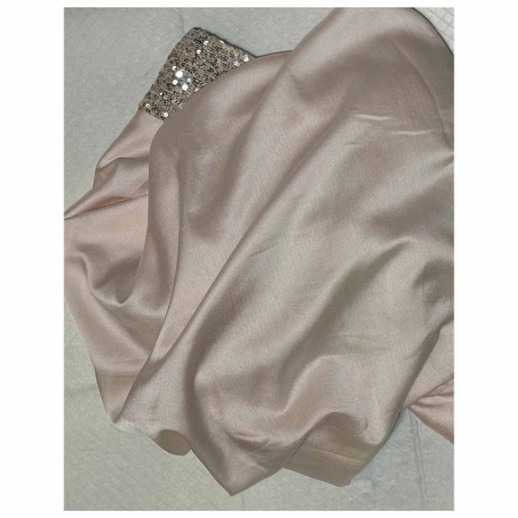 Sunday in Brooklyn Women XSP Sequin Short Sleeve Mini Tunic Shirt Dress EUC - Picture 8 of 9